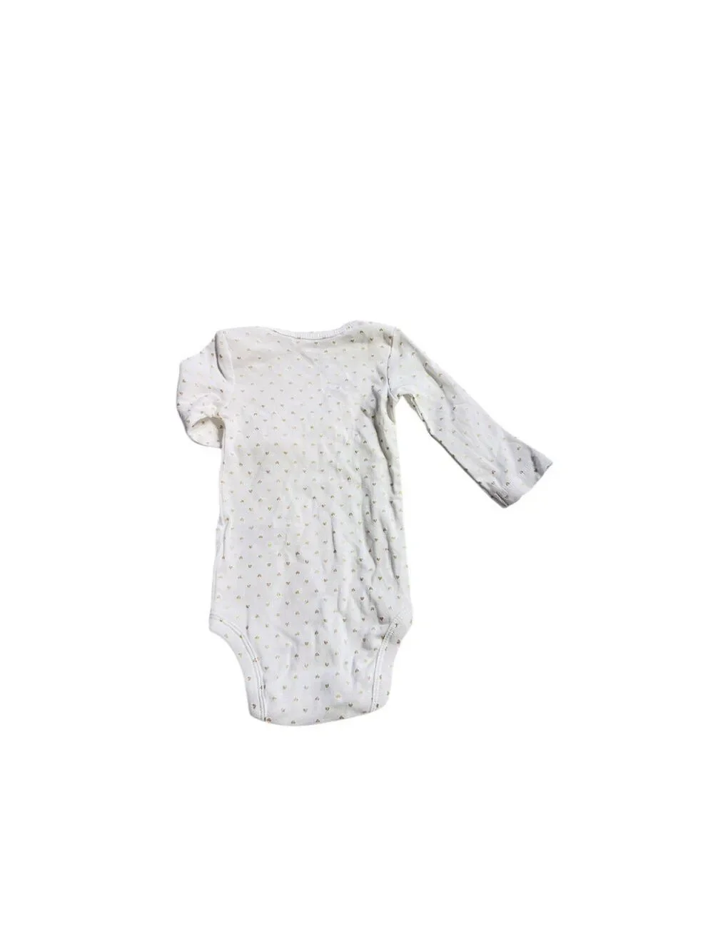 Carter's Infant Girls Set of Two One Piece Red & White Long Sleeve Size 6M